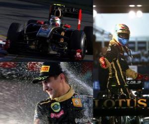 пазл Виталий Петров - Renault - Мельбурн, Австралия Гран-при (2011) (3-е место)
